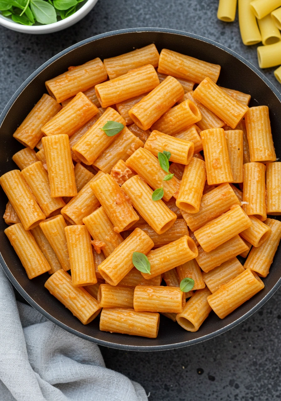 Easy Creamy Tomato Rigatoni